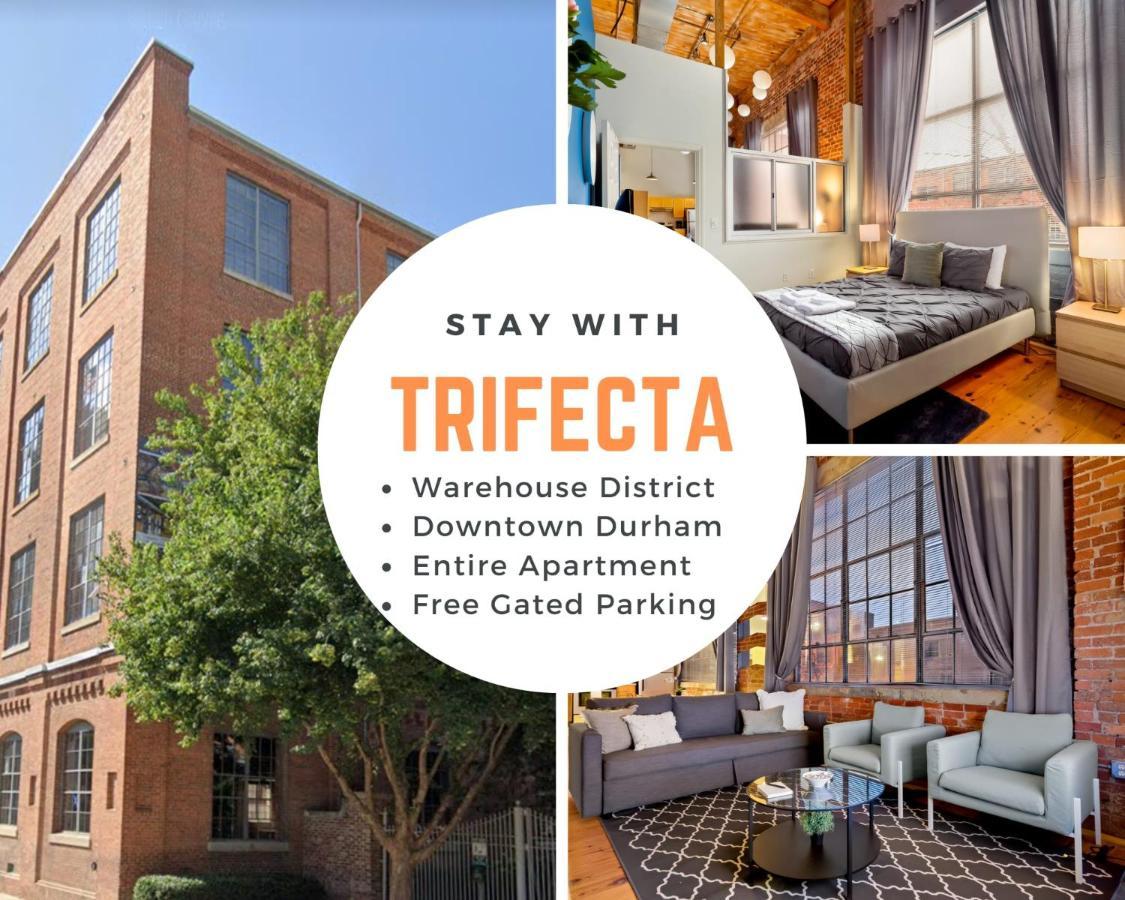 Trifecta Historic Brick 2Br Getaway Superhost Apartment Durham Luaran gambar