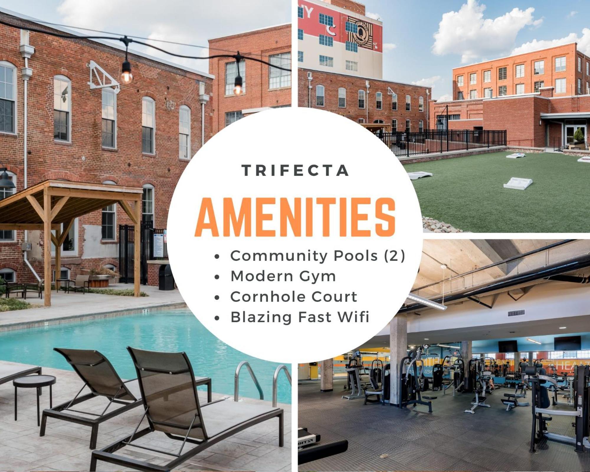Trifecta Historic Brick 2Br Getaway Superhost Apartment Durham Luaran gambar